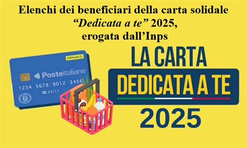 "Carta dedicata a te" 2025